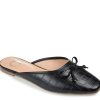 New Journee Collection Tammala Mule Black Croc Print