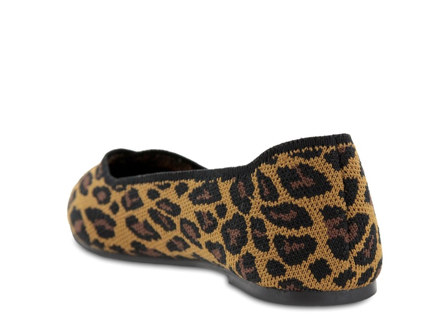 Online Mia Corrine Flat Brown Leopard Print