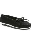 New Minnetonka Kilty Plus Moccasin Black