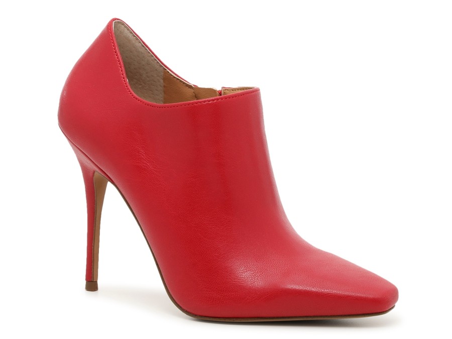 New Jessica Simpson Carolie Bootie Red Synthetic