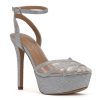 Wholesale Jessica Simpson Oluina Platform Pump Silver Metallic