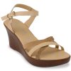 Clearance Italian Shoemakers Lissy Platform Sandal Beige Multicolor