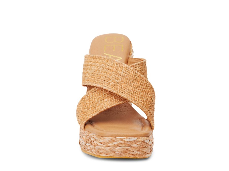 Online Beach by Matisse Caravan Platform Sandal Cognac