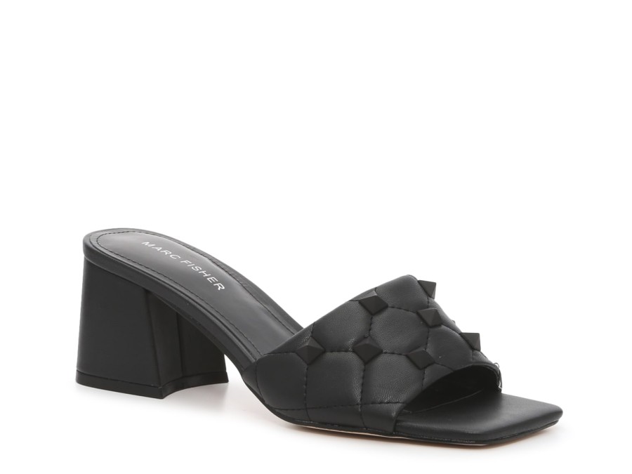 Best Marc Fisher Gasella Sandal Black