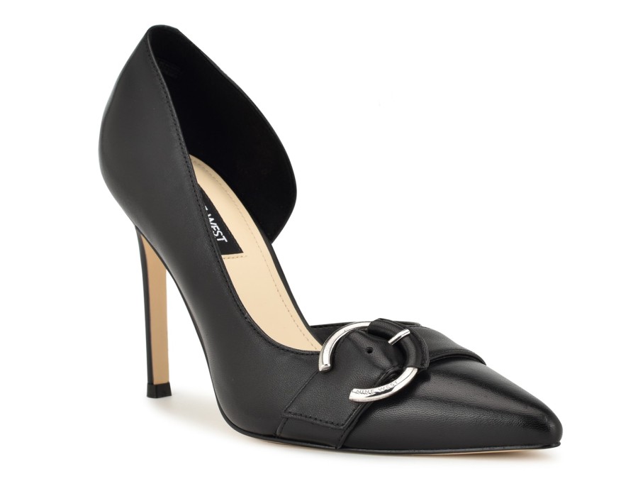 Best Nine West Finite Pump Black Leather