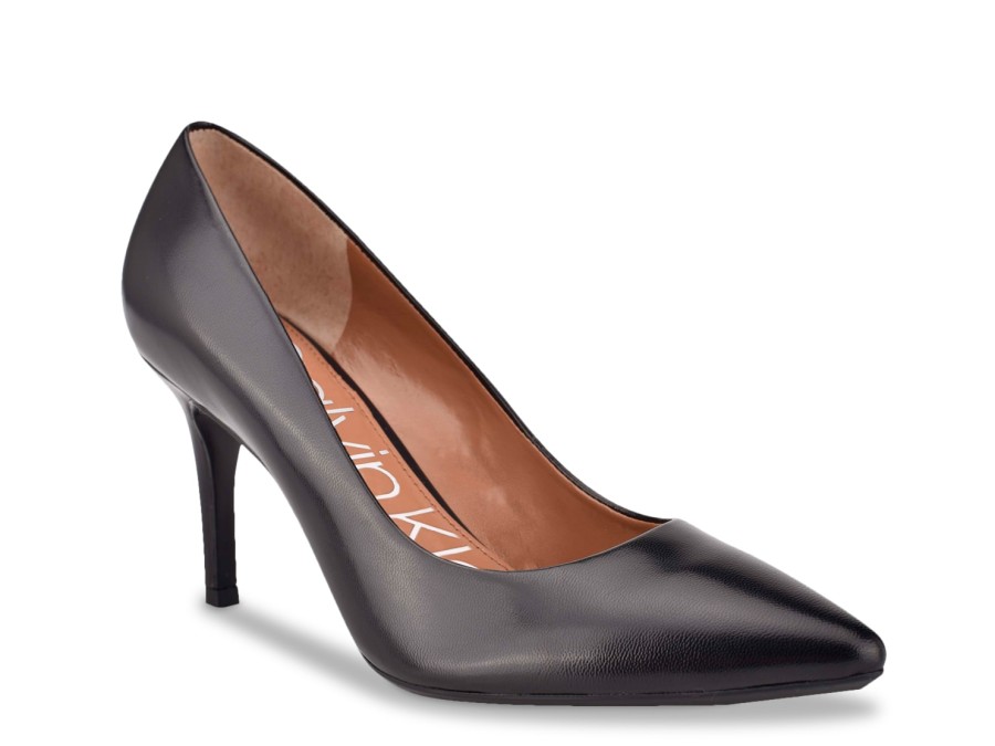 Online Calvin Klein Gayle Pump Black Leather