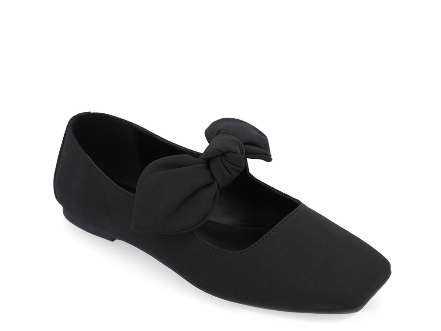 Best Journee Collection Seralinn Ballet Flat Black