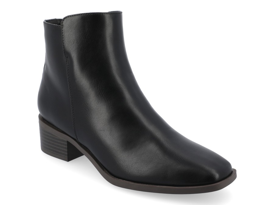 Best Journee Collection Cappri Bootie Black