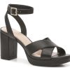 Online Kelly & Katie Hanniah Platform Sandal Black