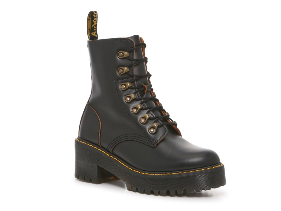 Best Dr. Martens Leona Boot - Women'S Black