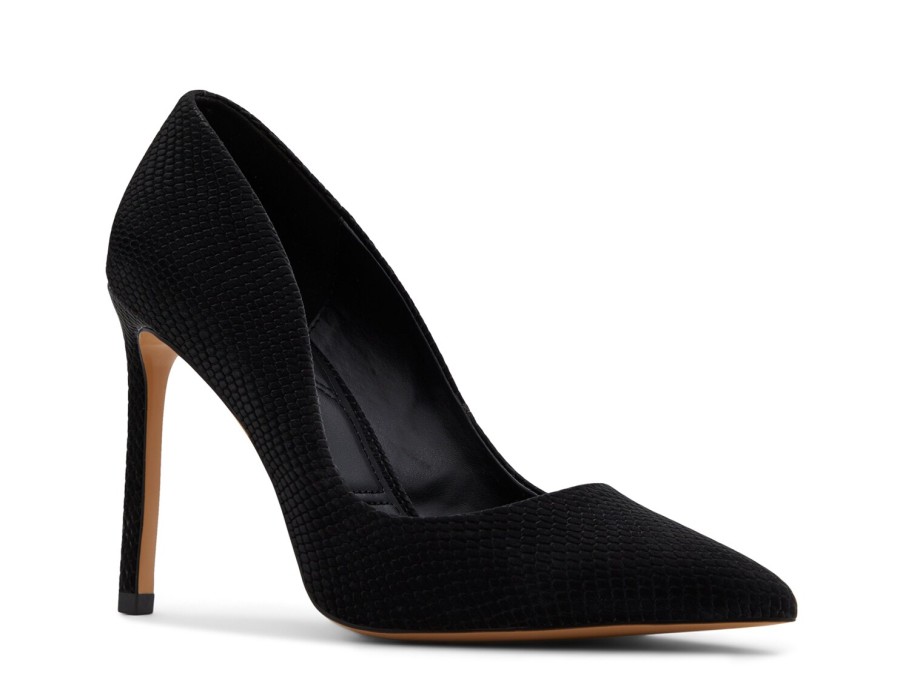 Best Aldo Lala Pump Black Snake Print