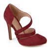 Wholesale Journee Collection Zeera Pump Red