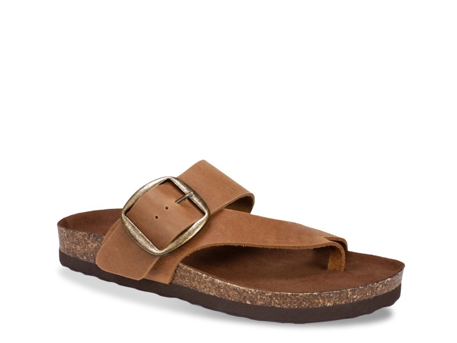 Clearance White Mountain Harley Sandal Light Brown