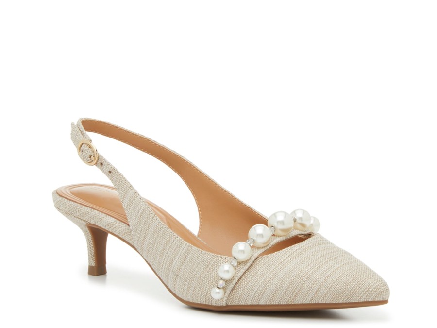 Online Kelly & Katie Luanna Pump Gold/Natural Beige