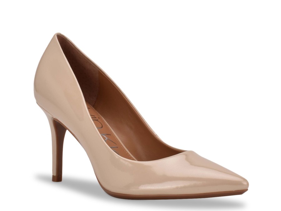 New Calvin Klein Gayle Pump Off White