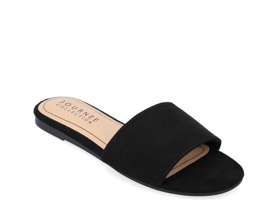 Best Journee Collection Kolinna Sandal Black