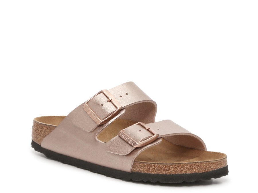 Online Birkenstock Arizona Sandal Rose Gold Metallic