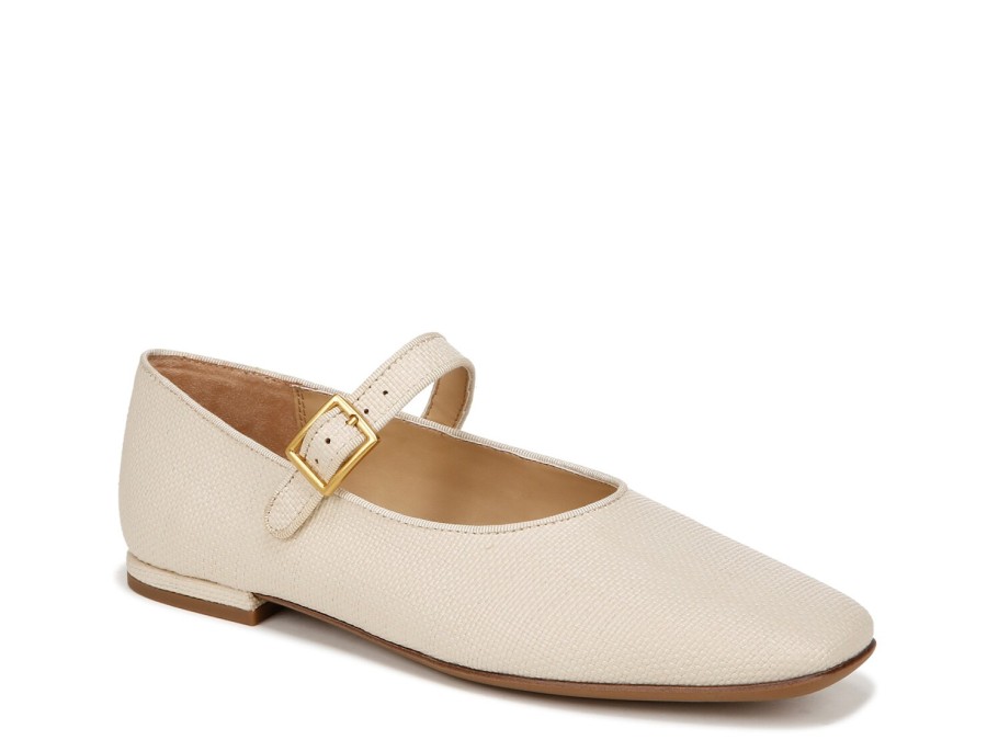 Online Franco Sarto Valerina Mary Jane Flat Natural