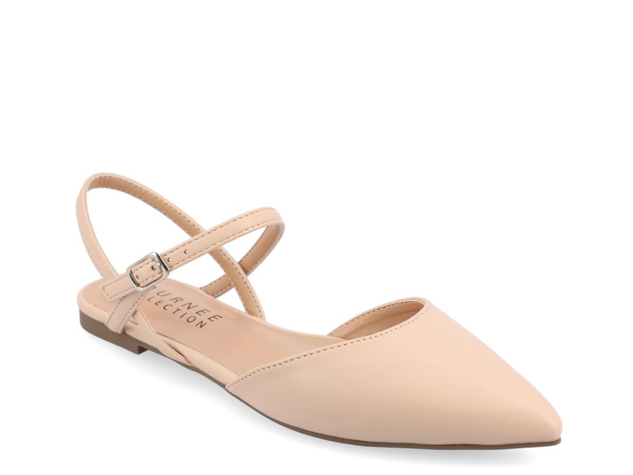 Hot Journee Collection Martine Flat Vanilla Beige