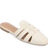 Best Journee Collection Jazybell Slip-On Off White