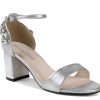 Hot Touch Ups by Benjamin Walk Olivia Sandal Silver Metallic