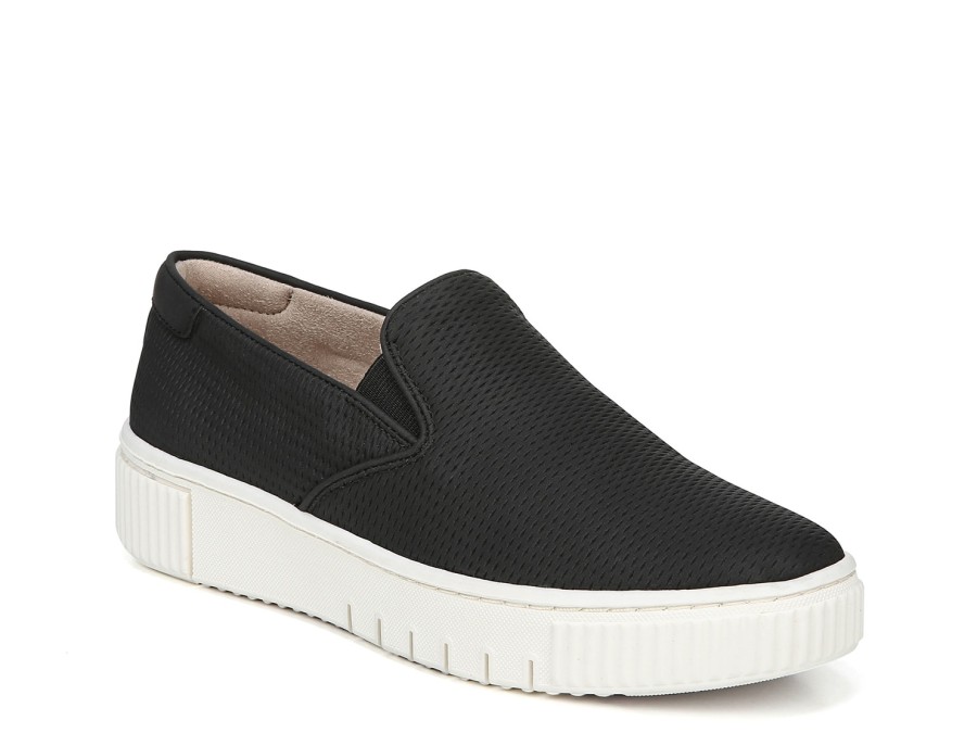 Best SOUL Naturalizer Tia Platform Slip-On Sneaker Black