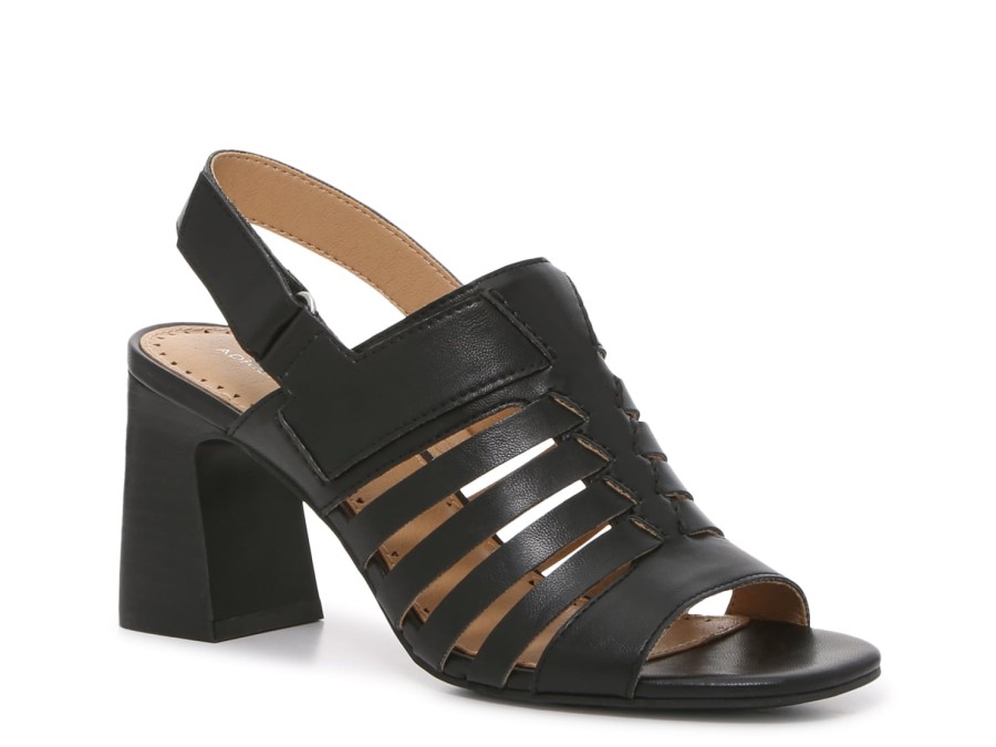 Best Adrienne Vittadini Albee Sandal Black