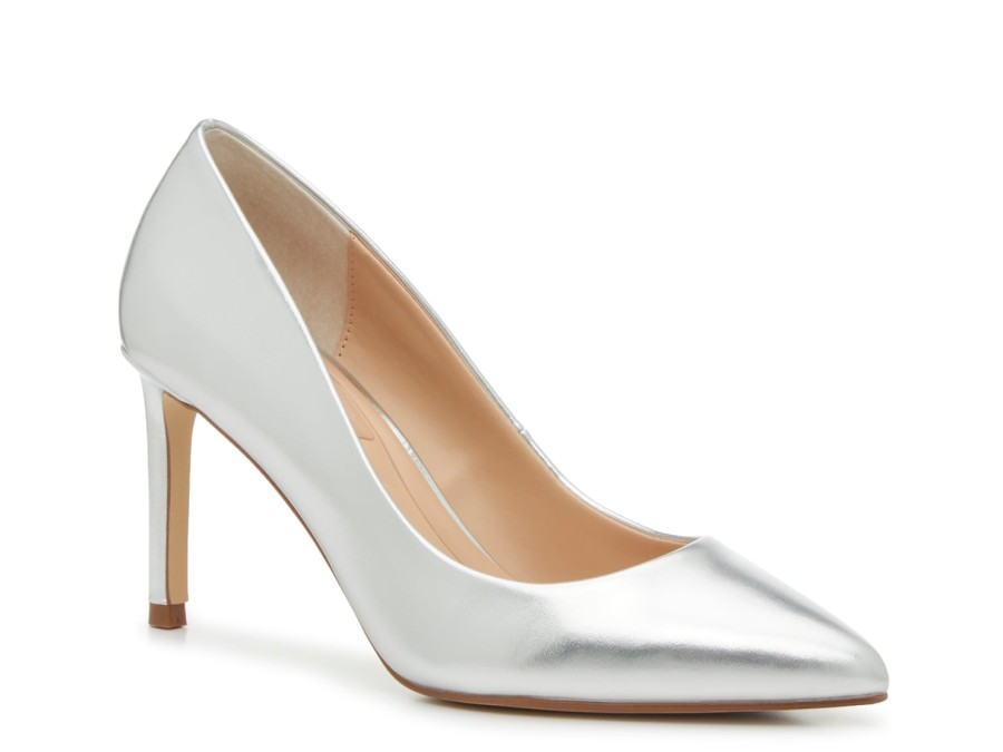 New Charles by Charles David Sublime Pump Silver Metallic