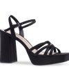 Online Nina Sarina Platform Sandal Black