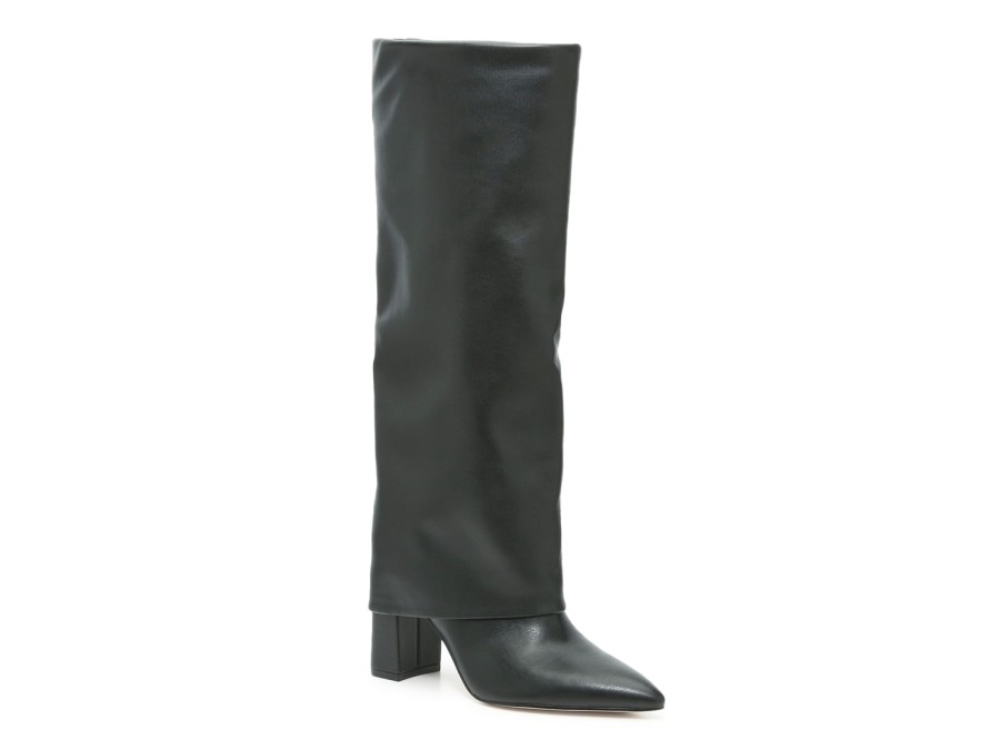 Wholesale Marc Fisher Fadila Foldover Boot Black