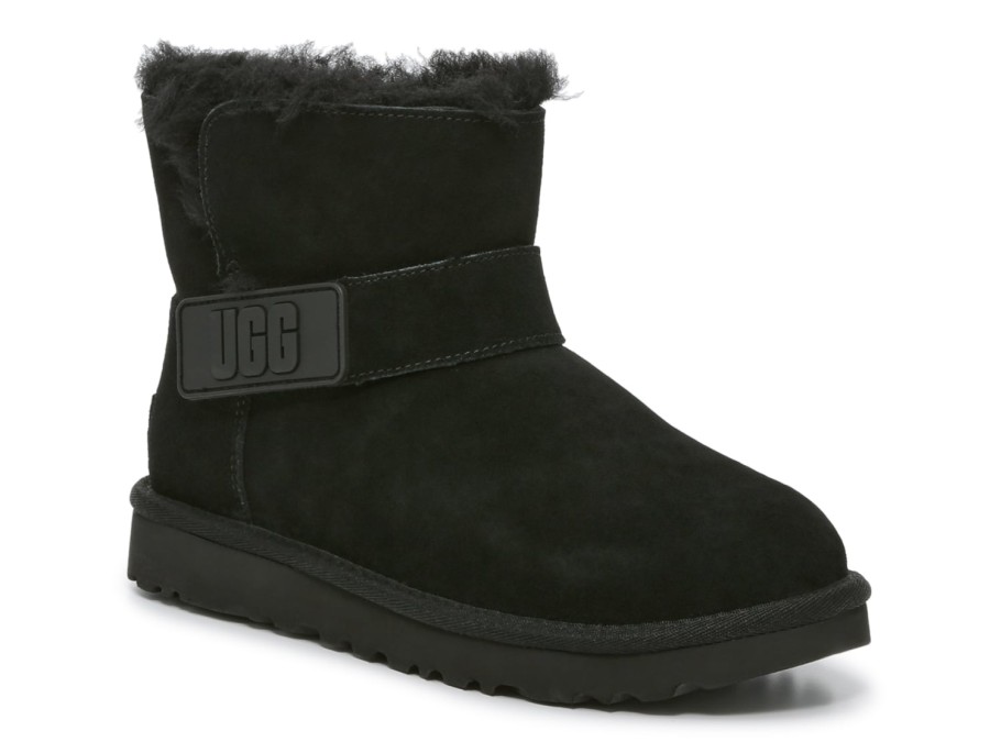 Best UGG Bailey Mini Logo Strap Bootie Black