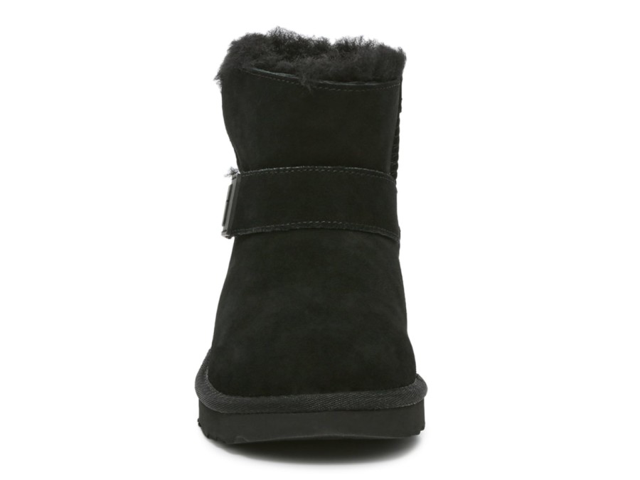 Best UGG Bailey Mini Logo Strap Bootie Black