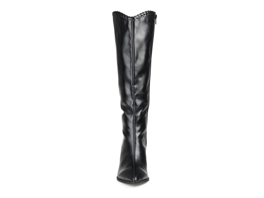 Best Journee Collection Daria Extra Wide Calf Boot Black