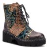 Online L'Artiste by Spring Step Severe Bootie Cognac/Multicolor