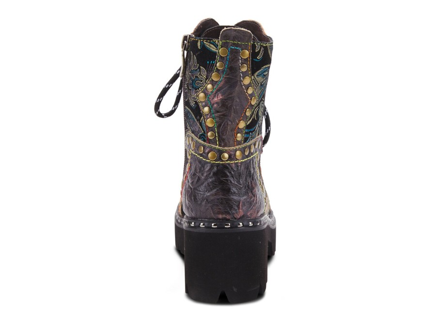 Online L'Artiste by Spring Step Severe Bootie Cognac/Multicolor