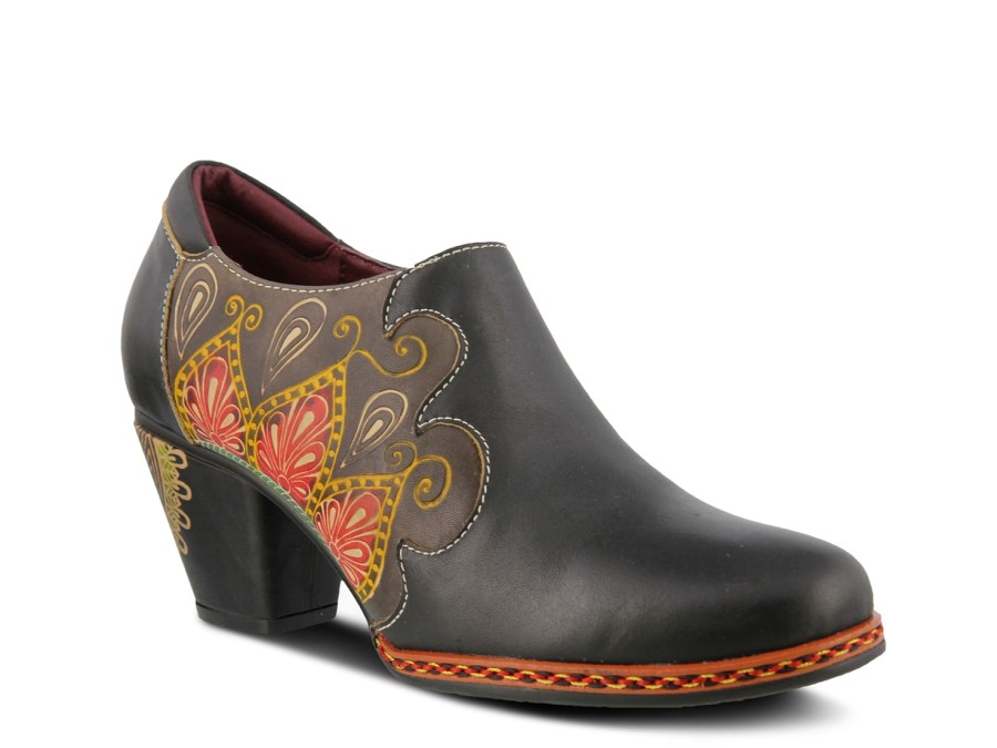 Clearance L'Artiste by Spring Step Zami Bootie Black/Multicolor