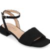 New Journee Collection Adleey Sandal Black