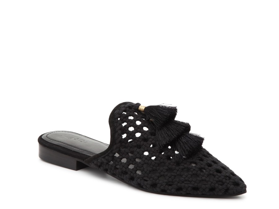 Online Rag & Co Miriam Mule Black