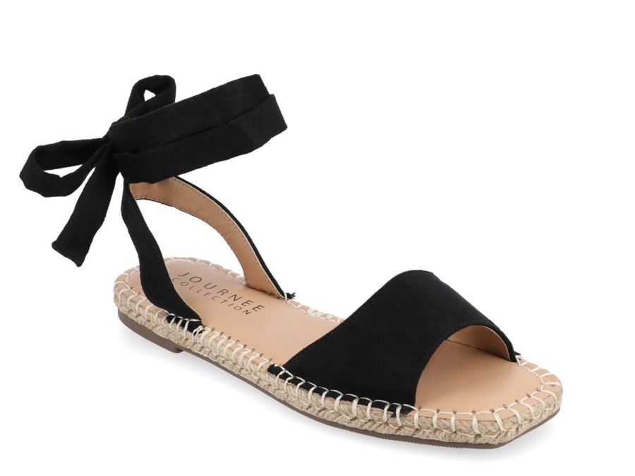 Wholesale Journee Collection Emelie Espadrille Sandal Black