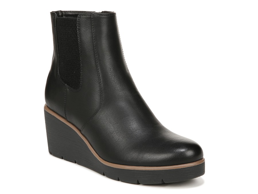 Best SOUL Naturalizer Apollo Wedge Bootie Black