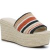 Best Marc Fisher Lannia Platform Sandal Black/Beige/Rust