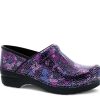 New Dansko Professional Clog Black/Purple/Blue Spotted