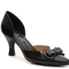 Clearance Bellini Cupcake Pump Black Faux Leather