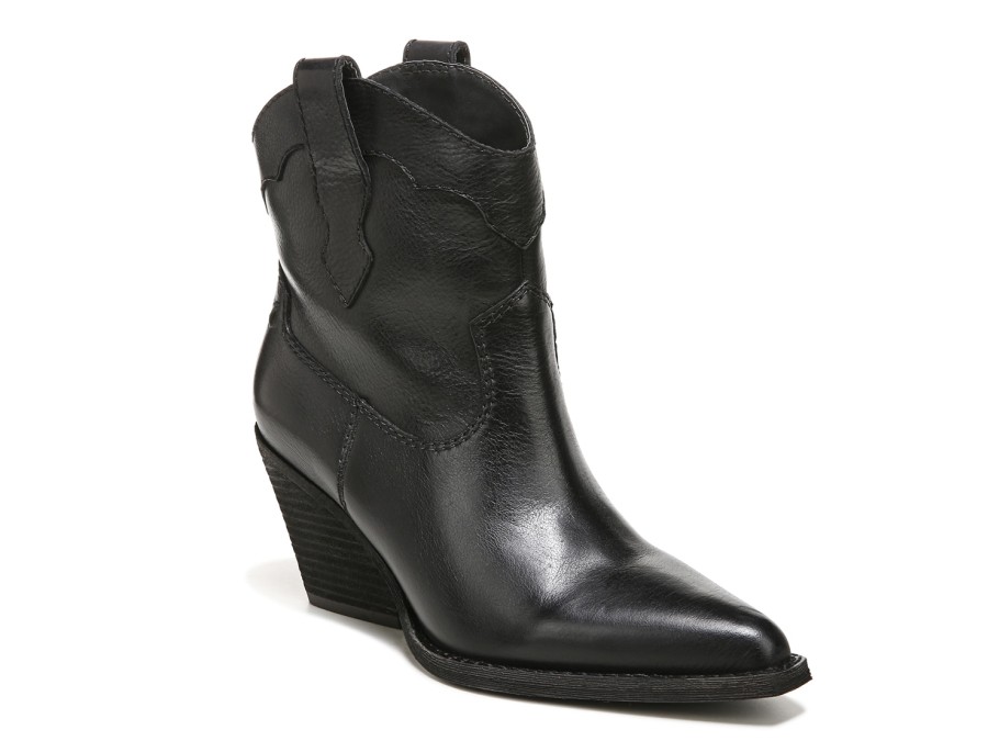 New Zodiac Roslyn Bootie Black Leather