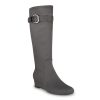 Hot Impo Gelsey Wedge Boot Grey