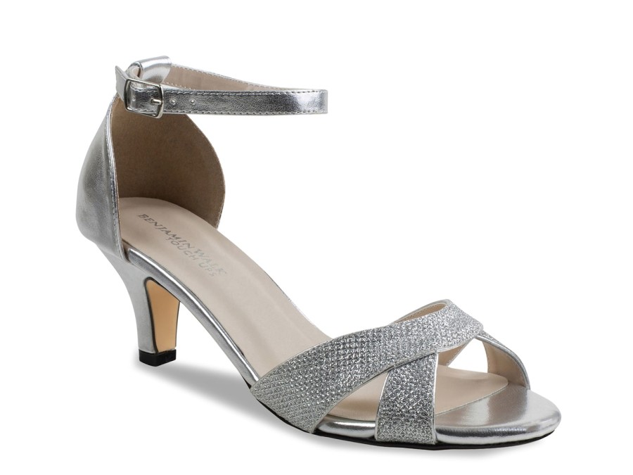 Online Touch Ups by Benjamin Walk Clementine Sandal Silver Metallic