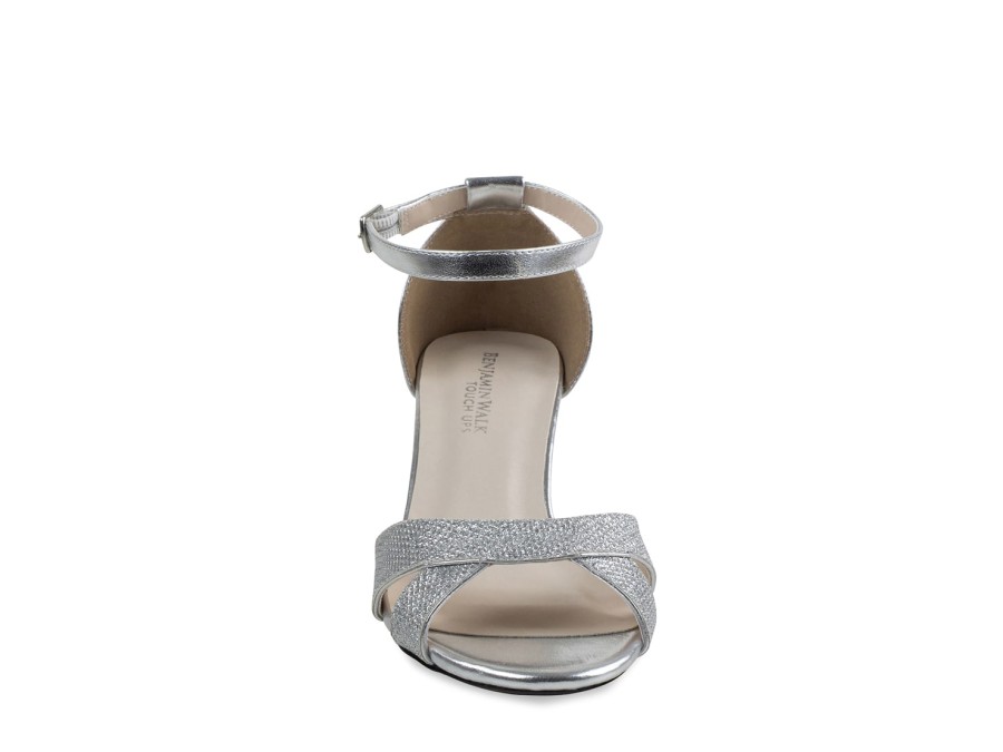 Online Touch Ups by Benjamin Walk Clementine Sandal Silver Metallic