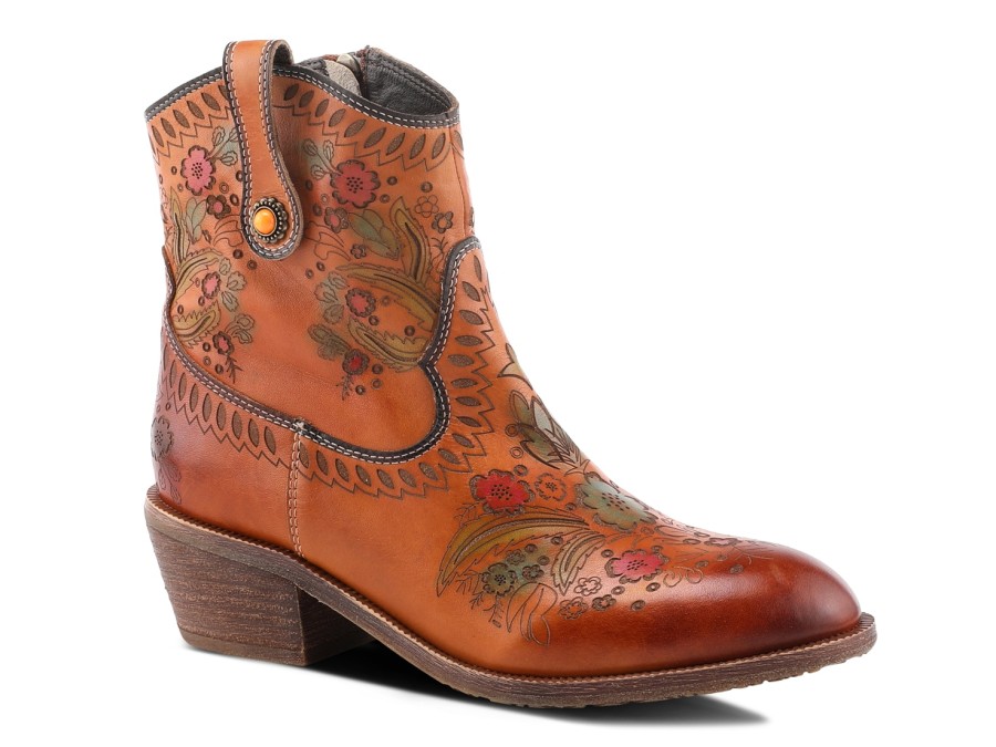 Best L'Artiste by Spring Step Galop Cowboy Bootie Brown