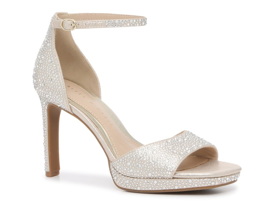 Online Kelly & Katie Dahlia Platform Sandal Gold Metallic