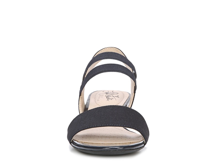 Clearance LifeStride Yolo Wedge Sandal Navy